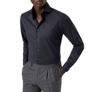 Eton Sz Lg Slim Fit Signature Dress Shirt